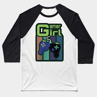 Gamer Girl Gamer Design Baseball T-Shirt